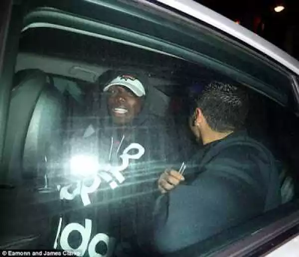 Photos: ManU New Midfield, Paul Pogba Hangs Out With Teammate And Mom